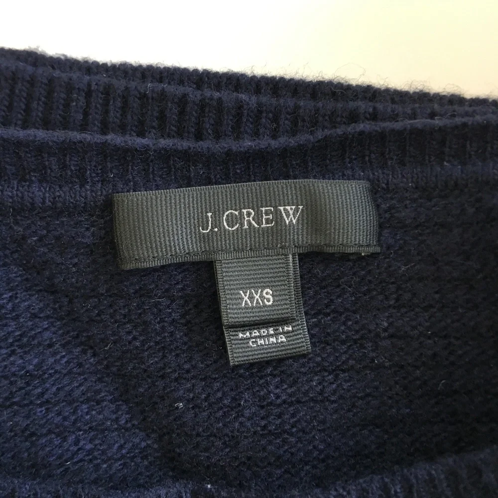 J. Crew NAVY Crew Neck Sweater Size XXS